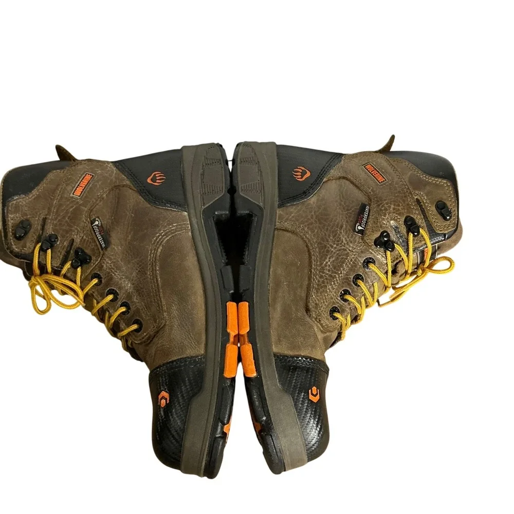 Wolverine EPX Brown Leather CarbonMAX Safety Toe‎ Work Boots Men's 11M ASTM EH
